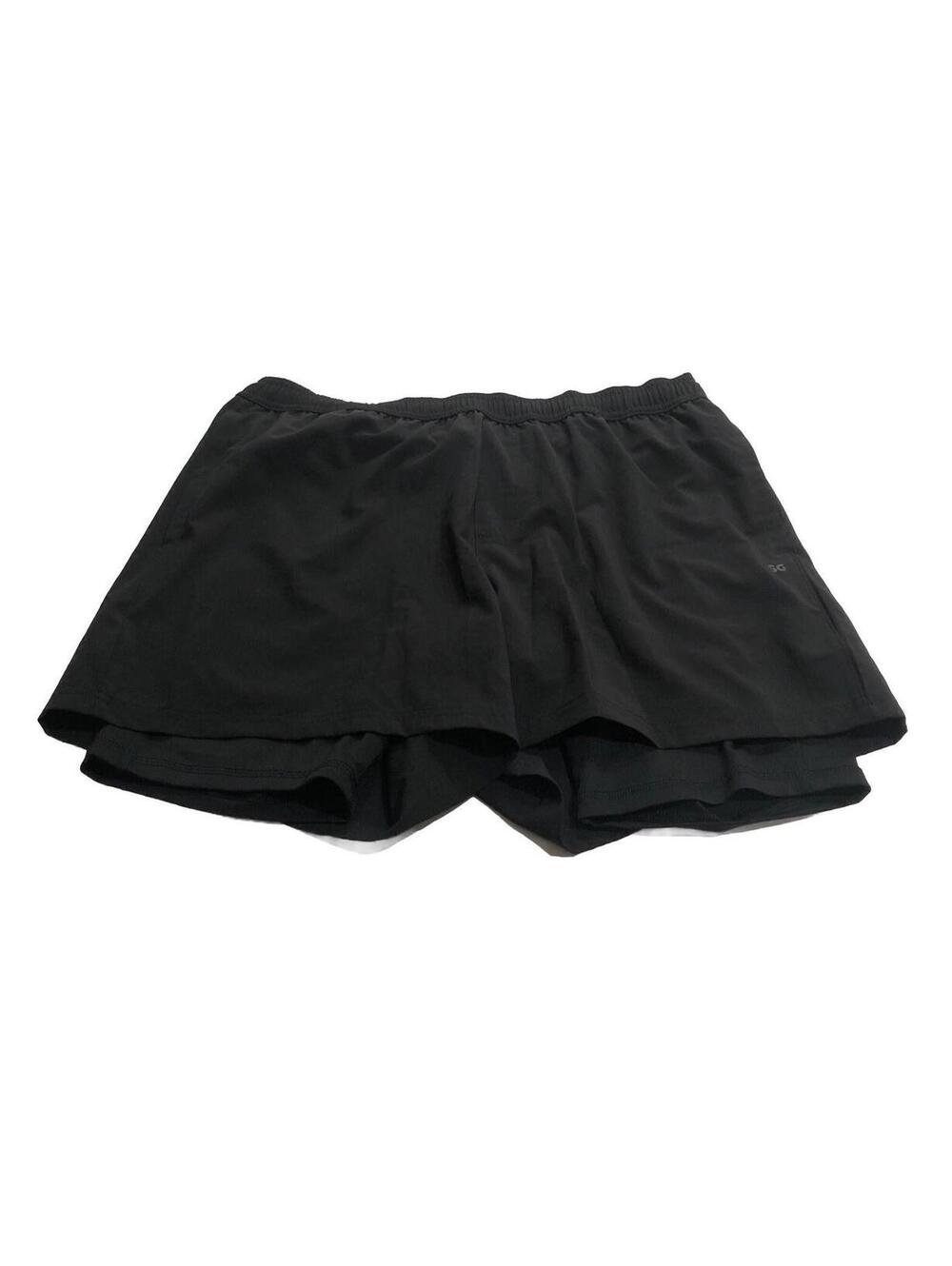 DSG Men's Black Agility 2-in-1 Shorts Medium